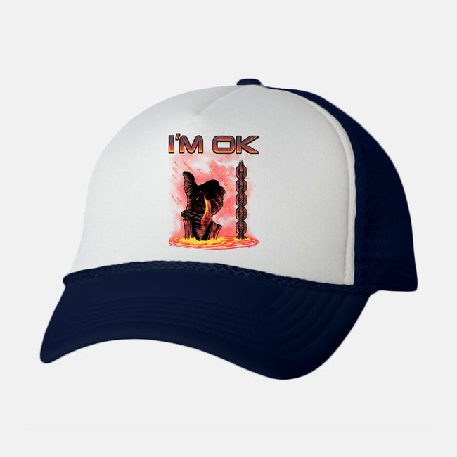 Trust Me I Am Ok-Unisex-Trucker-Hat-Tronyx79