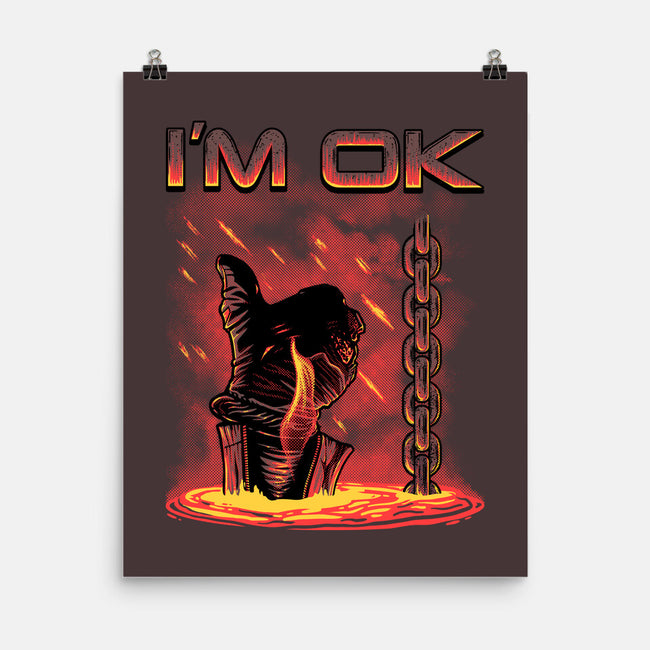 Trust Me I Am Ok-None-Matte-Poster-Tronyx79