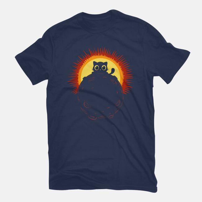 Kitty Eclipse-Womens-Fitted-Tee-erion_designs