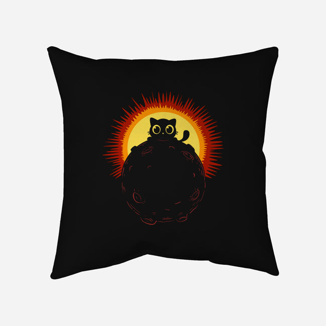 Kitty Eclipse-None-Removable Cover w Insert-Throw Pillow-erion_designs