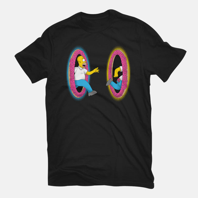 Portal Donuts-Womens-Fitted-Tee-Umberto Vicente