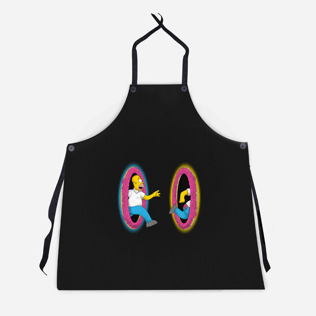 Portal Donuts-Unisex-Kitchen-Apron-Umberto Vicente