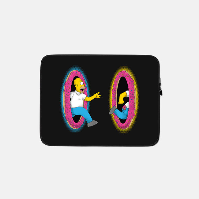 Portal Donuts-None-Zippered-Laptop Sleeve-Umberto Vicente