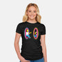 Portal Donuts-Womens-Fitted-Tee-Umberto Vicente