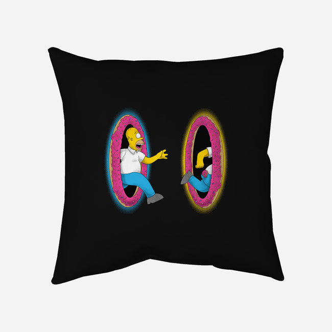 Portal Donuts-None-Non-Removable Cover w Insert-Throw Pillow-Umberto Vicente