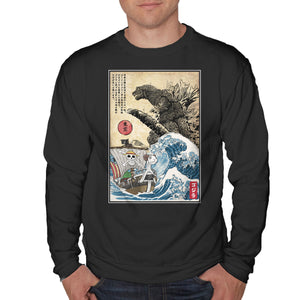 Straw Hat Pirates Meet Godzilla