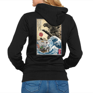 Straw Hat Pirates Meet Godzilla