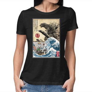 Straw Hat Pirates Meet Godzilla