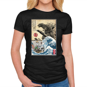 Straw Hat Pirates Meet Godzilla