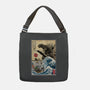 Straw Hat Pirates Meet Godzilla-None-Adjustable Tote-Bag-DrMonekers