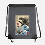 Straw Hat Pirates Meet Godzilla-None-Drawstring-Bag-DrMonekers