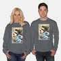 Straw Hat Pirates Meet Godzilla-Unisex-Crew Neck-Sweatshirt-DrMonekers