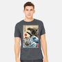 Straw Hat Pirates Meet Godzilla-Mens-Heavyweight-Tee-DrMonekers