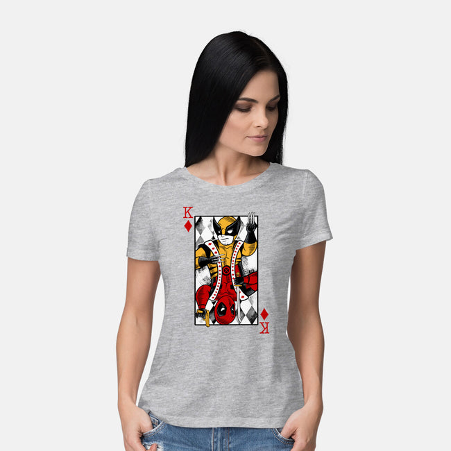 Double King-Womens-Basic-Tee-spoilerinc