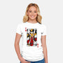 Double King-Womens-Fitted-Tee-spoilerinc