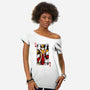 Double King-Womens-Off Shoulder-Tee-spoilerinc