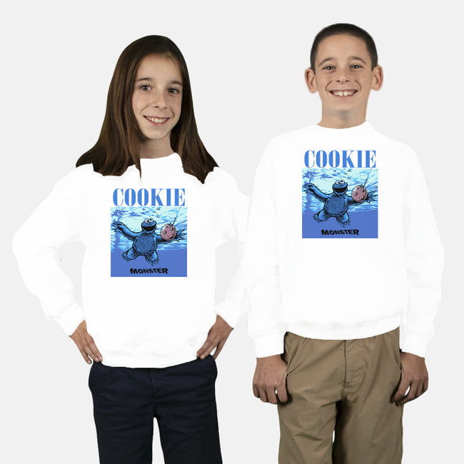 Nevermind Cookie-Youth-Crew Neck-Sweatshirt-joerawks