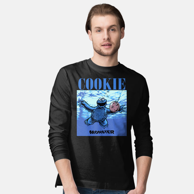 Nevermind Cookie-Mens-Long Sleeved-Tee-joerawks