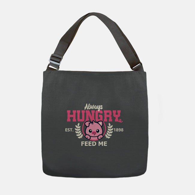 Always Hungry Feed Me-None-Adjustable Tote-Bag-NemiMakeit