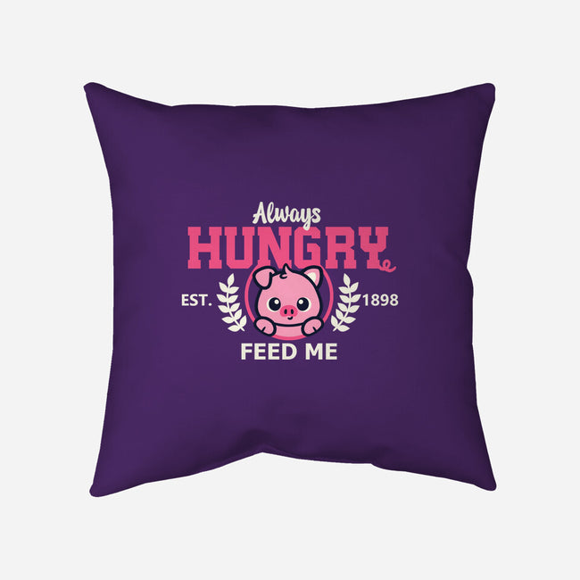 Always Hungry Feed Me-None-Removable Cover-Throw Pillow-NemiMakeit
