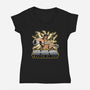 Master Of Pop-Womens-V-Neck-Tee-Olipop