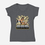 Master Of Pop-Womens-V-Neck-Tee-Olipop