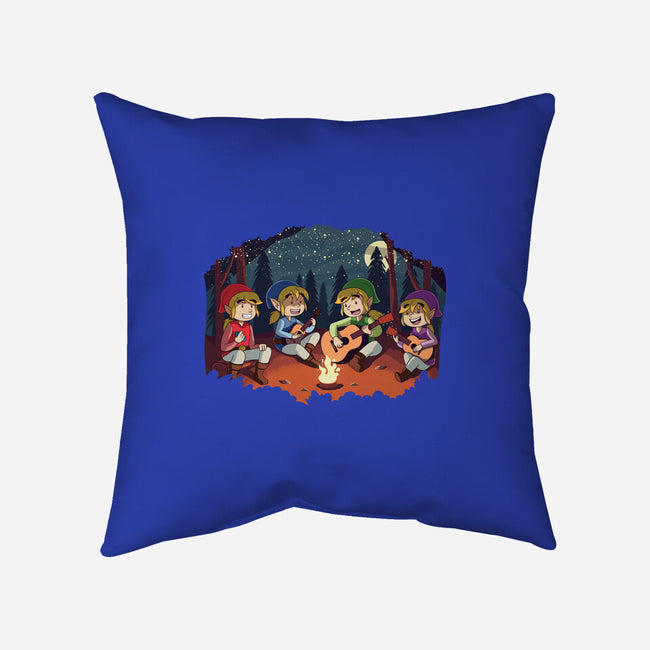 The Four Swords Band-None-Removable Cover w Insert-Throw Pillow-Kladenko