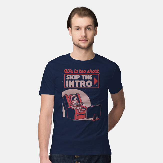 Streaming Astronaut-Mens-Premium-Tee-Studio Mootant