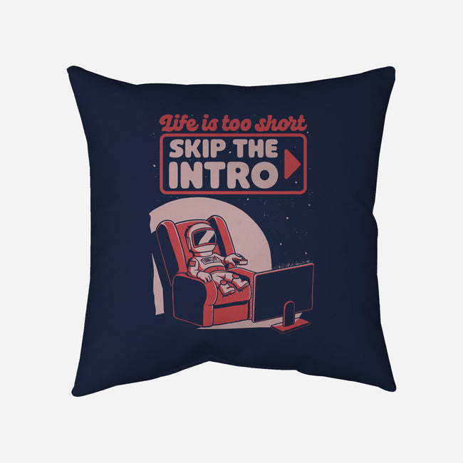 Streaming Astronaut-None-Non-Removable Cover w Insert-Throw Pillow-Studio Mootant