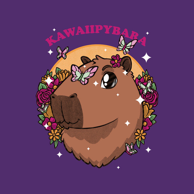 Cute Kawaii Capybara-None-Fleece-Blanket-Studio Mootant