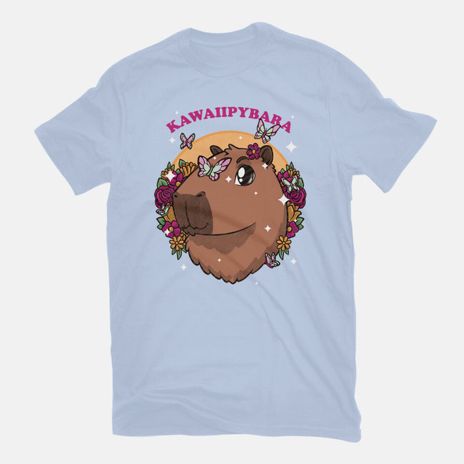 Cute Kawaii Capybara-Unisex-Basic-Tee-Studio Mootant