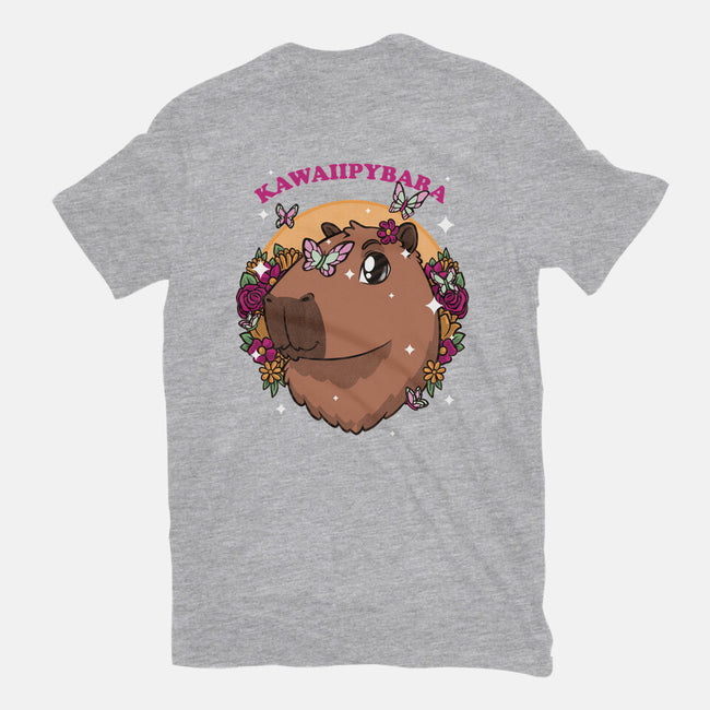 Cute Kawaii Capybara-Mens-Heavyweight-Tee-Studio Mootant