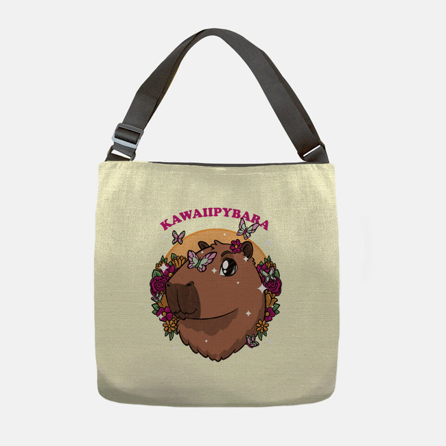 Cute Kawaii Capybara-None-Adjustable Tote-Bag-Studio Mootant