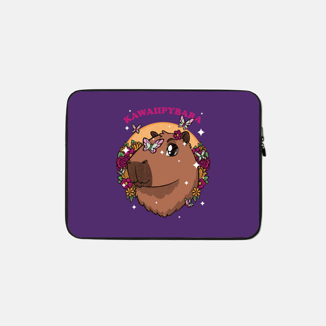 Cute Kawaii Capybara-None-Zippered-Laptop Sleeve-Studio Mootant