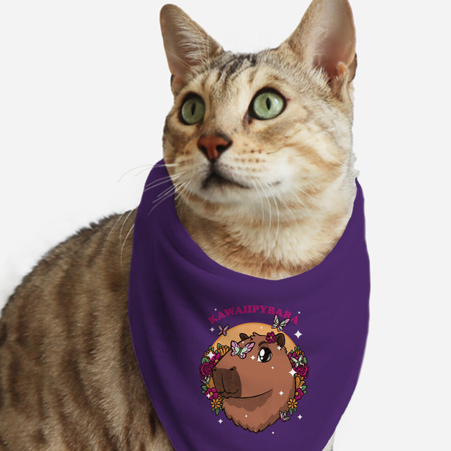 Cute Kawaii Capybara-Cat-Bandana-Pet Collar-Studio Mootant