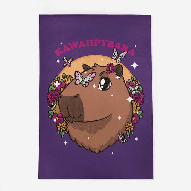 Cute Kawaii Capybara-None-Outdoor-Rug-Studio Mootant