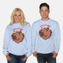 Cute Kawaii Capybara-Unisex-Crew Neck-Sweatshirt-Studio Mootant