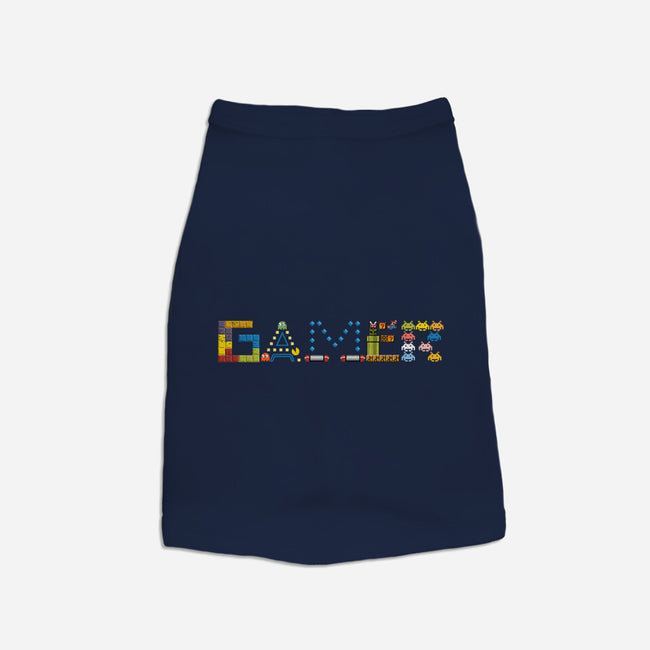 Retro Arcade Gamer-Dog-Basic-Pet Tank-NMdesign