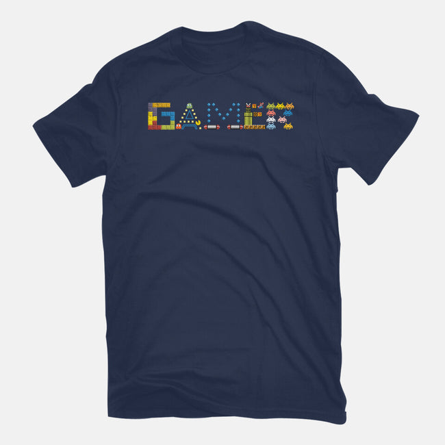 Retro Arcade Gamer-Mens-Basic-Tee-NMdesign