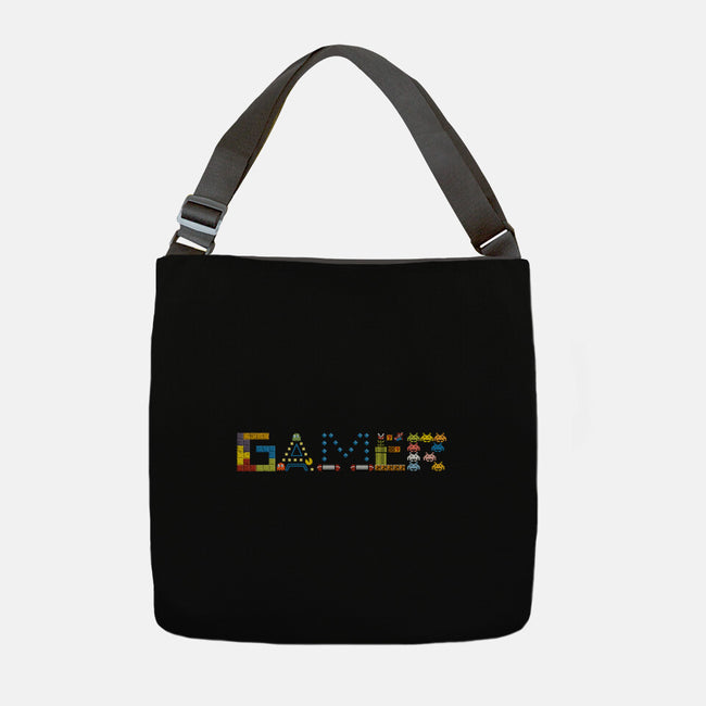 Retro Arcade Gamer-None-Adjustable Tote-Bag-NMdesign