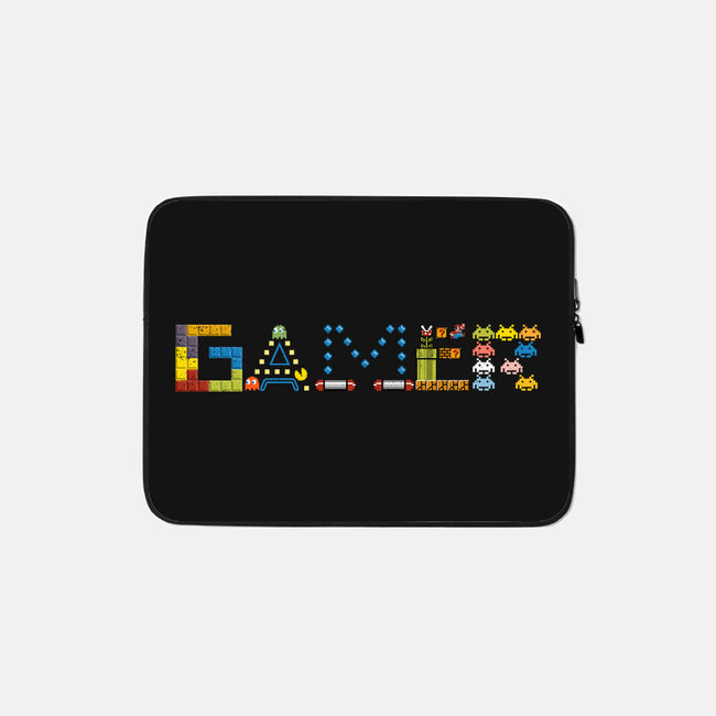 Retro Arcade Gamer-None-Zippered-Laptop Sleeve-NMdesign