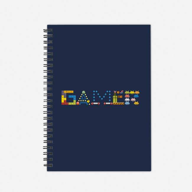 Retro Arcade Gamer-None-Dot Grid-Notebook-NMdesign