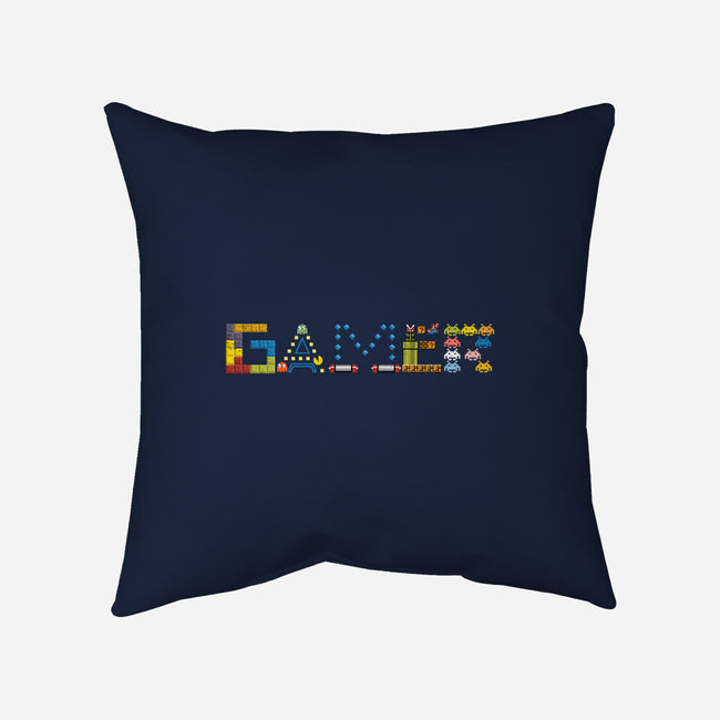 Retro Arcade Gamer-None-Non-Removable Cover w Insert-Throw Pillow-NMdesign