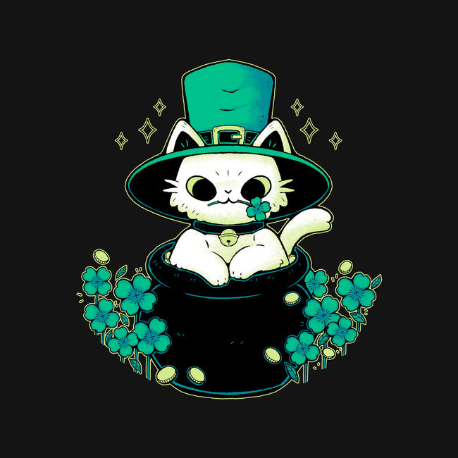 Cute St Patrick Cat-None-Glossy-Sticker-xMorfina