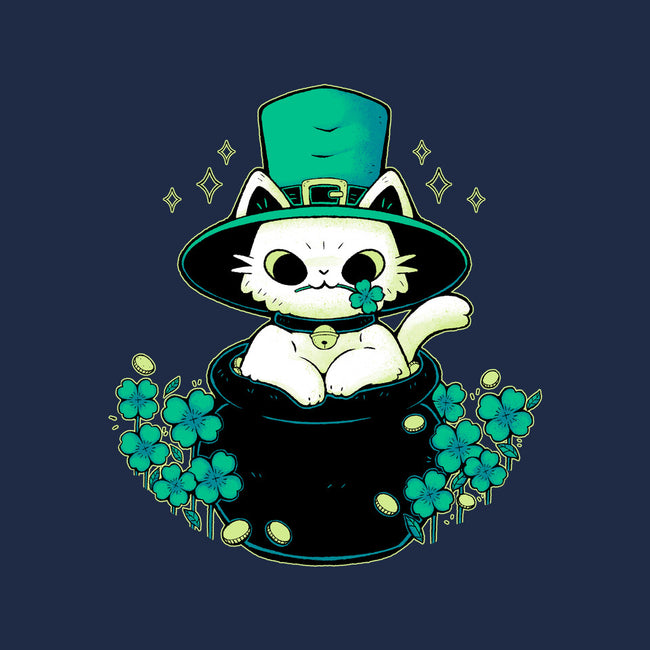 Cute St Patrick Cat-Unisex-Pullover-Sweatshirt-xMorfina