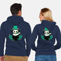 Cute St Patrick Cat-Unisex-Zip-Up-Sweatshirt-xMorfina