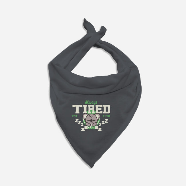 Always Tired Club Koala-Cat-Bandana-Pet Collar-NemiMakeit