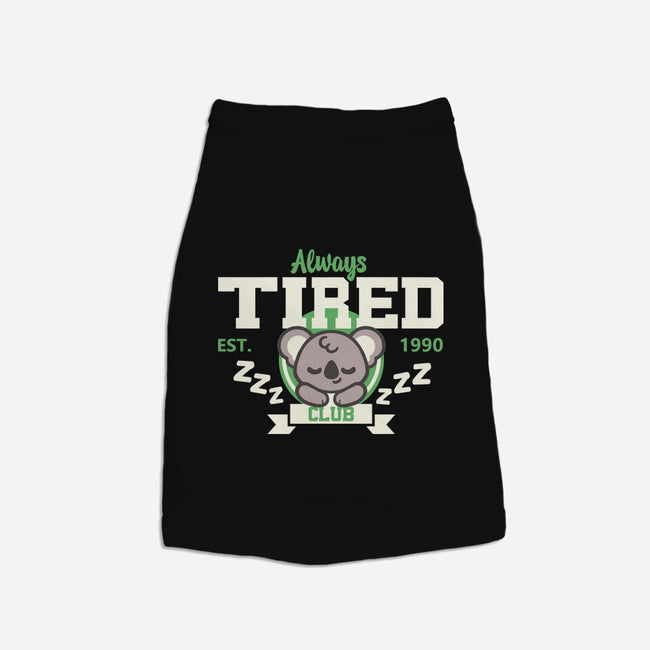 Always Tired Club Koala-Dog-Basic-Pet Tank-NemiMakeit