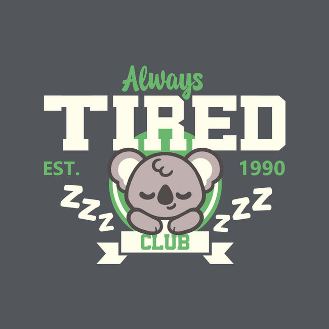 Always Tired Club Koala-None-Polyester-Shower Curtain-NemiMakeit
