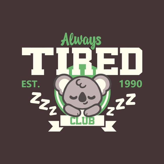 Always Tired Club Koala-None-Glossy-Sticker-NemiMakeit